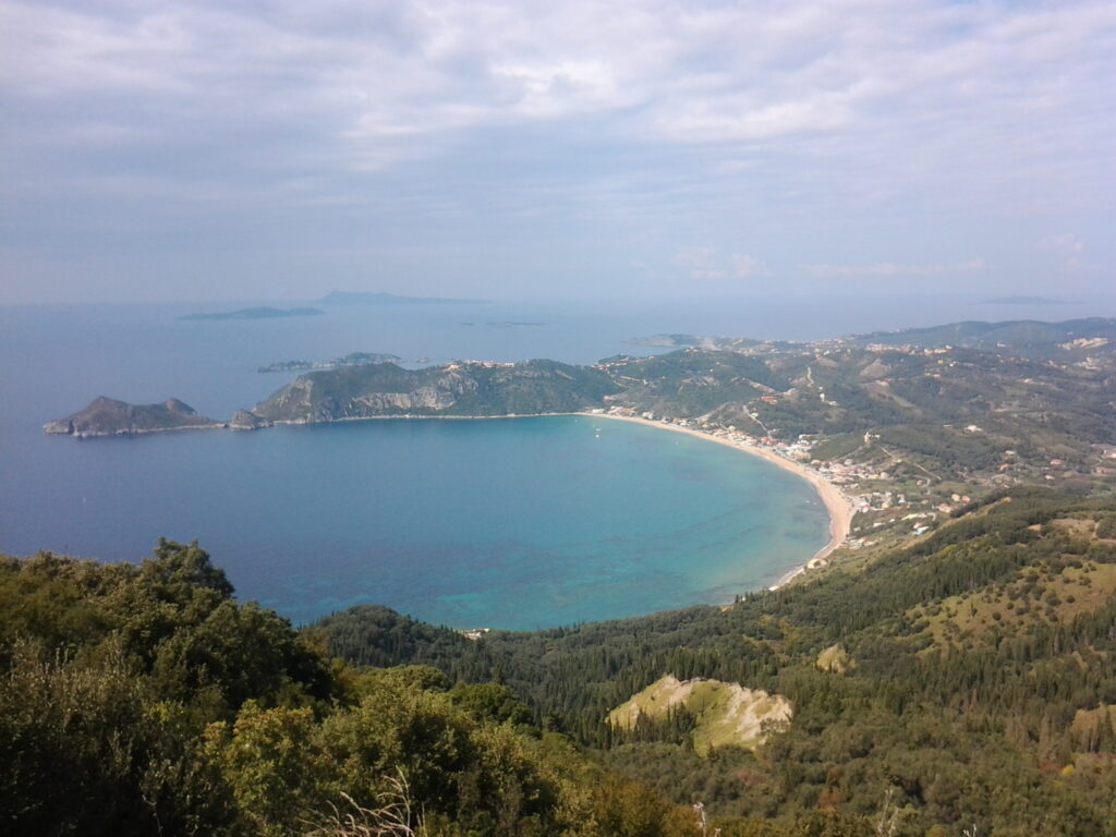 ein Strand auf Korfu